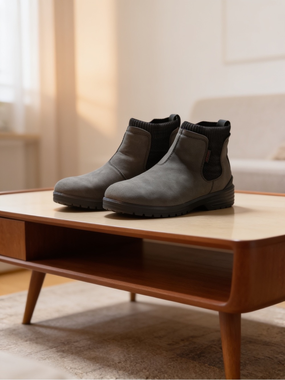 Hey dude Men's Chukka Boots in Gray and Black